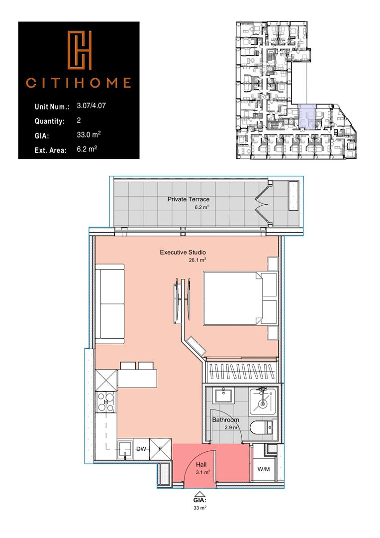 Image of Apartment - 1 Bathrooms for Sale in CitiHome-Gibraltar, Image 3